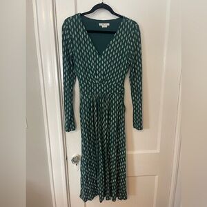Green Boden Midi Dress 6R